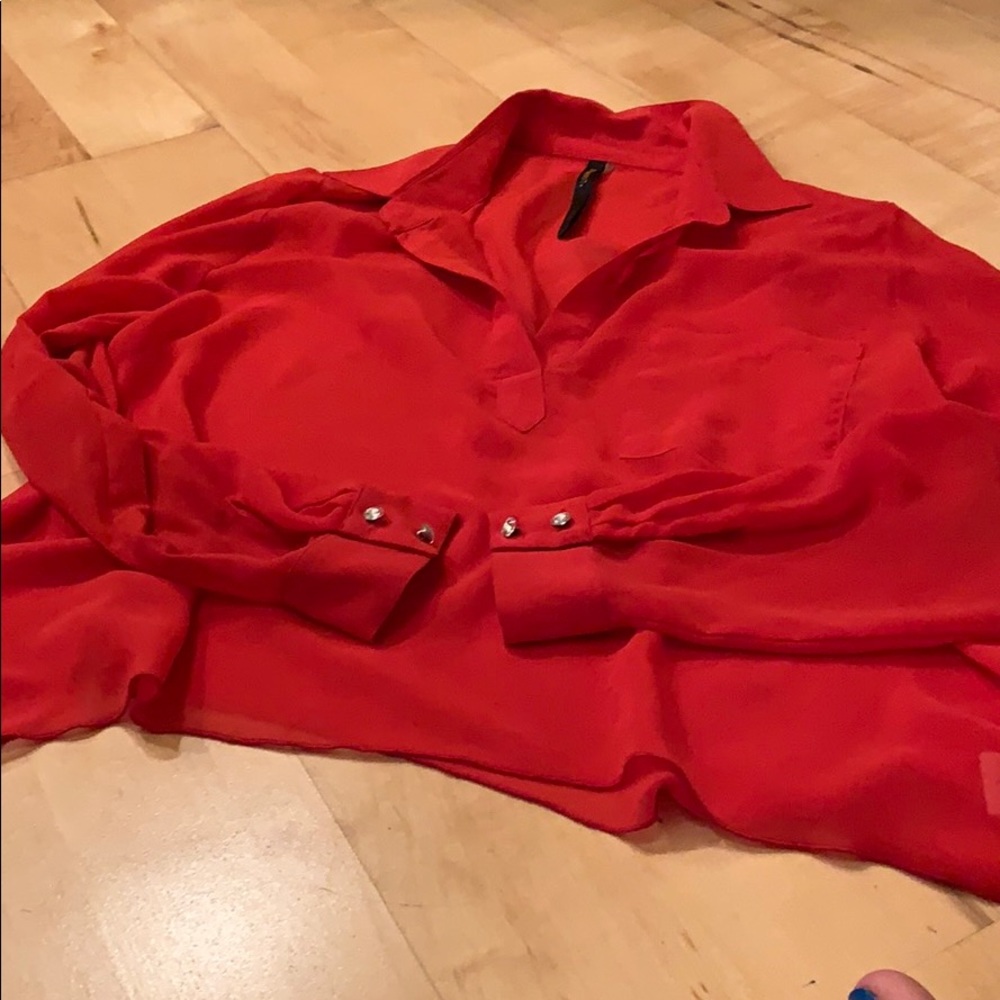 Red fancy shirt
